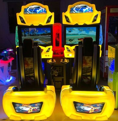 Good price 32 Inch Luxury Outrun Car Racing Game Machine Coin Op Easy Maintenance online