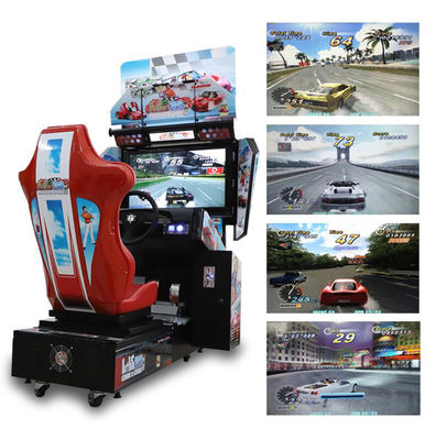 Good price Single Person Coin Operated Car Racing Game Machine With 32inch HD LCD Screen online