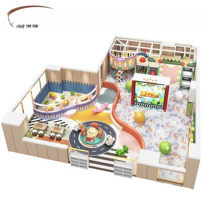 Quality Pastel Color Plastic Kids Indoor Play Centre Equipment Custom Soft Play Equipment factory
