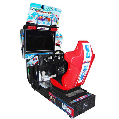 Good price 32 Inch Screen Racing Car Game Machine Coin Operation Bright Color online
