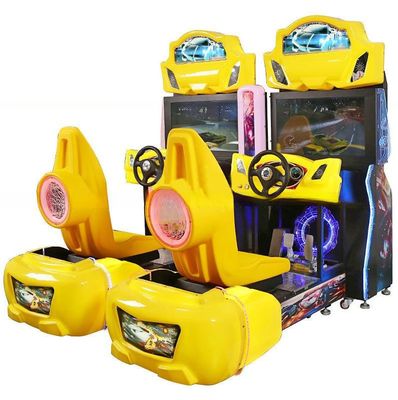 Good price 32LCD HD Coin Pusher Arcade Racing Game Machine Single Twins Amusement Game Machine online