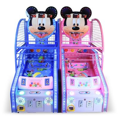 Good price Dreamland arcade shooting games kids Mickey basketball amusement game machine online