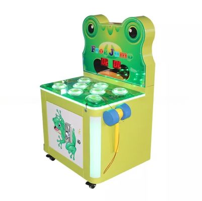 Buen precio 2022 Niños operados con monedas Golpear a un topo Golpear a una rana Máquina de juego de martillo Juegos de lotería de hámster en línea