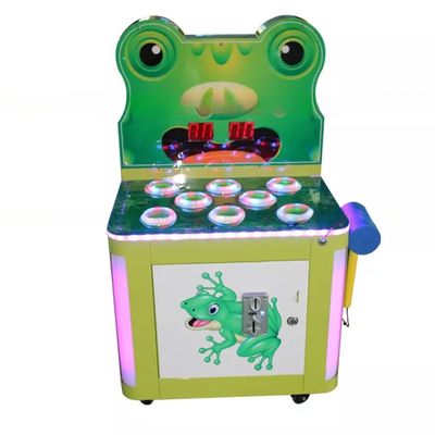 Buen precio Los niños monedas operadas golpeando rana golpear a un topo rana martillo billete de arcade máquina de juego de redención para el centro comercial en línea