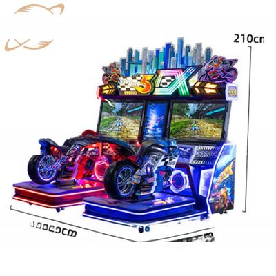 Good price Dreamland coin operated dynamic motorcycle arcade game machine simulator coin operated car racing game machine online