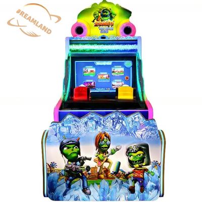 Good price Dreamland coin operated ticket redemption double players plant zombies arcade shooting game machine online