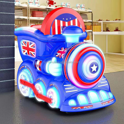 Good price Happy kids british train coin operated kiddie rides for shopping mall online