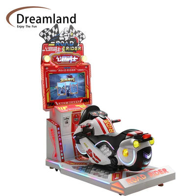 Good price Kids Coin Pusher Motorcycle Arcade Games Dirt Bike Arcade Machine With US Plug online
