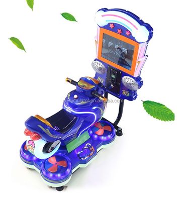 Good price Indoor game center coin operated crazy children motorcycle kiddie rides with MP5 music online
