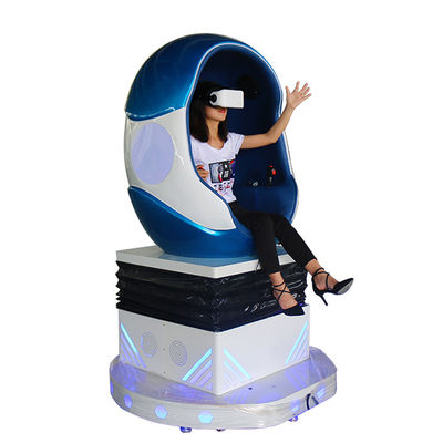 Çekici HD Ekran Tek Koltuklu 7D Yumurta VR Sinema 9D Sinema Simülatörü Sanal Gerçeklik 9D VR Yumurta Sandalyesi