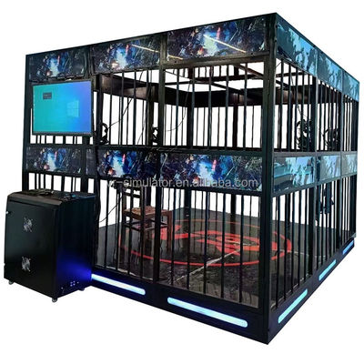 Dreamland 9D VR Team Multi players 9D Virtual Reality Gun Shooting Game Machine 360 degree Vision VR Space