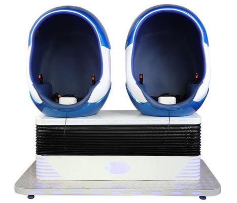 Good price Hot Selling 42 Inch VR Cinema Equipment Coin Operated 9D VR Double Egg Chair Game Machine online