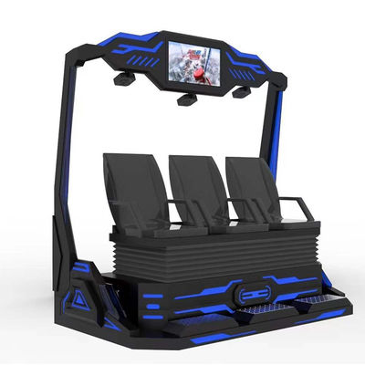 Most Exciting Virtual Realited Movies 3DOF Dynamic Motion 3 Chairs VR Cinema 9D Equipment VR Entertainment VR Park,indoor CN;GUA
