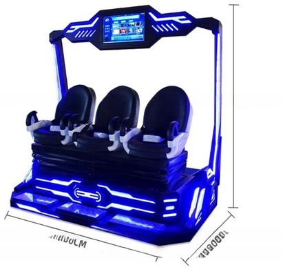 Good price Virtual Reality multiplayer vr cinema game machine 3 Seats Racing VR game simulator online