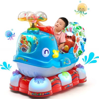 Good price Commercial kids coin operated game machine QQ Whale kiddy rides for children online