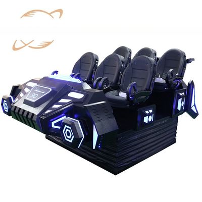 Good price VR attraction equipment 9d virtual reality 6 seats vr cinema chair for amusement park online