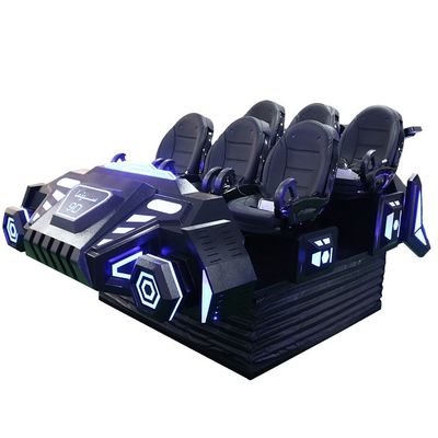 Ticari Sanal Gerçeklik VR Ekipmanı 6 Koltuklu VR Aile 9D VR Sineması Oyun Merkezi
