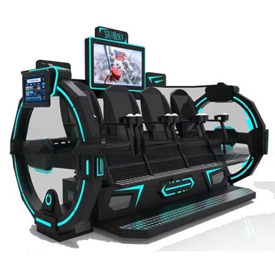 Good price Super vr egg chair 2 / 3 / 4 seat multiplayer 9D VR All In One vr roller coaster game vr simulator machine online