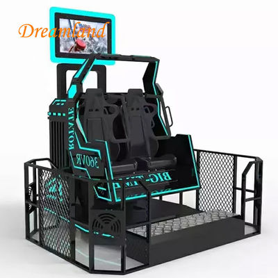 Good price Dreamland vr simulator ufo VR 2 seat 9d virtual reality 360 vision roller coaster 9d cinema simulator online
