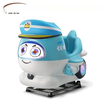 Good price Dreamland Kids amusement indoor MP5 airplane kiddie rides children swing car fiberglass game machine online