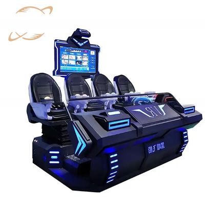 Qualità Dreamland Entertainment 9D realtà virtuale macchina di giochi di carnevale 9D 4 posti VR Cinema simulatore Starship fabbrica