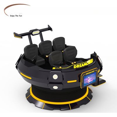 Good price Dreamland Virtual Reality 9D VR Spaceship 360 Degree Electric Motion Cinema 5 seats 9D VR UFO online