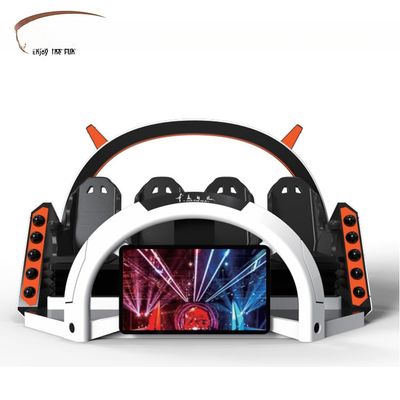 Good price 4 Players 9d Virtual Reality Cinema Equipment 9d Vr Panda Adventure Cinema online
