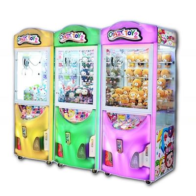 Good price Factory cheap price arcade coin operated crazy toy 2 claw machine doll crane machine for sales online