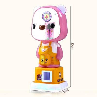 Good price 2022 arcade coin operated cute bear capsule lollipop toy vending machine for indoor game zone online