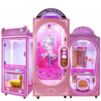 Good price Commercial Transparent Glass Plush Dolls Claw Machine Gift Prize Stuffed Toys Crane Arcade Machine online