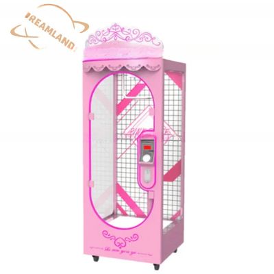 Buen precio Dreamland fábrica de monedas operado corte ur premio máquina expendedora aceptador de facturas TIC rosa fecha grandes juguetes máquina de juego en línea