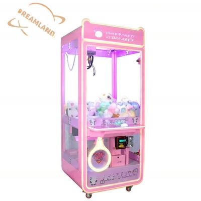 Buen precio Dreamland Pagos con tarjeta de crédito Moneda Empujador Muñecas de garra Máquina de juegos Arcade juguetes Máquina expendedora en línea