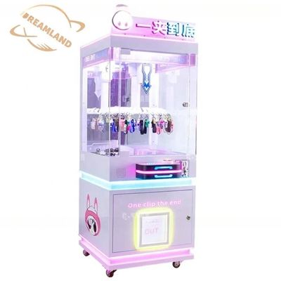 Good price Dreamland New Clamp Vending Game Machine Win Prize Game Machine Rotating Clip Gift Game Machine online