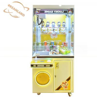 Good price Dreamland New coin operated catcher metal cabinet arcade gift toys grabber crane claw game machine online