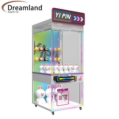 Qualité La machine à griffe à 9 pouces à griffe à griffe de luxe Display en verre transparent Jouets à griffe Machine de jeu de prix pour salle de jeu d'arcade usine
